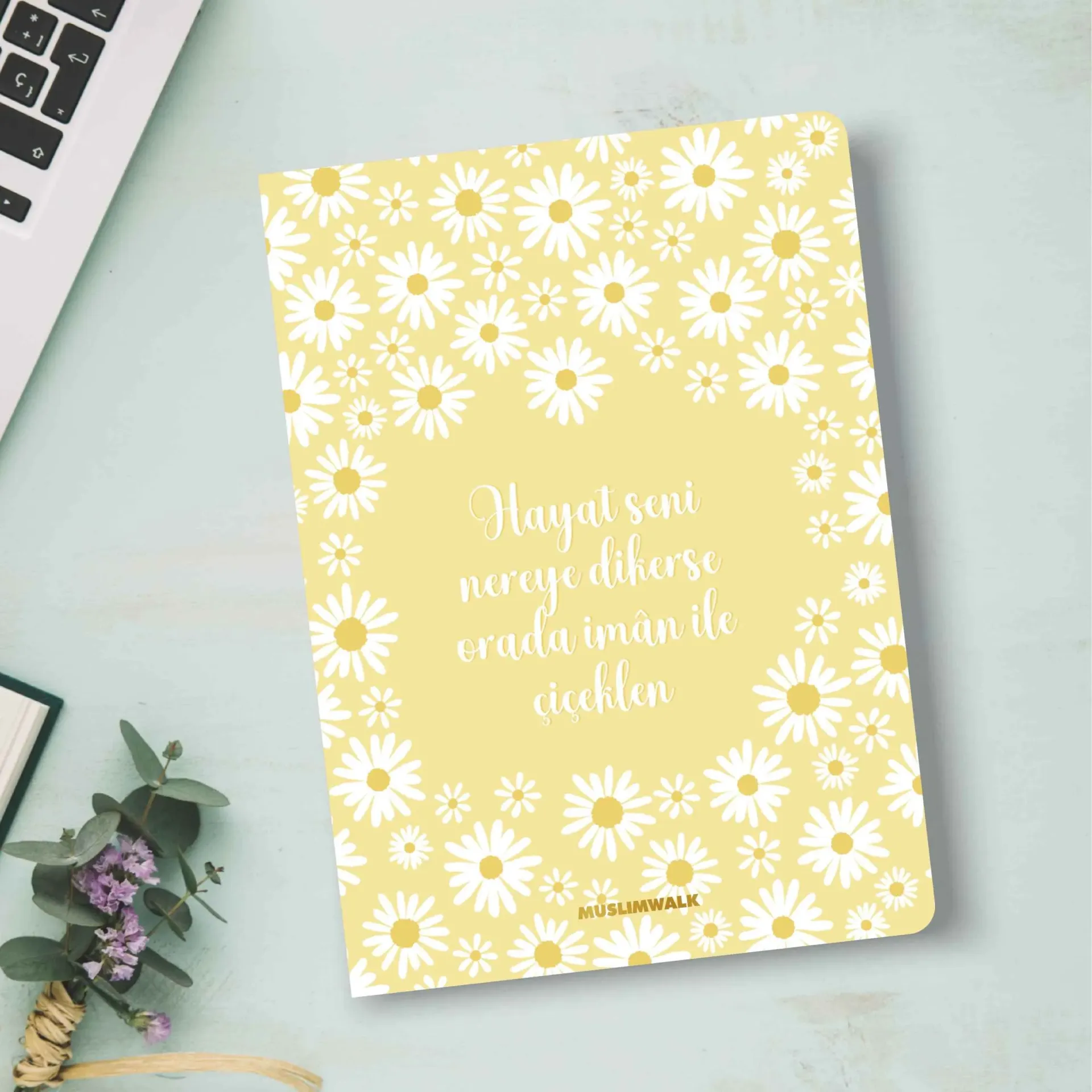 İman ile Çiçeklen – A5 Çizgili Defter
