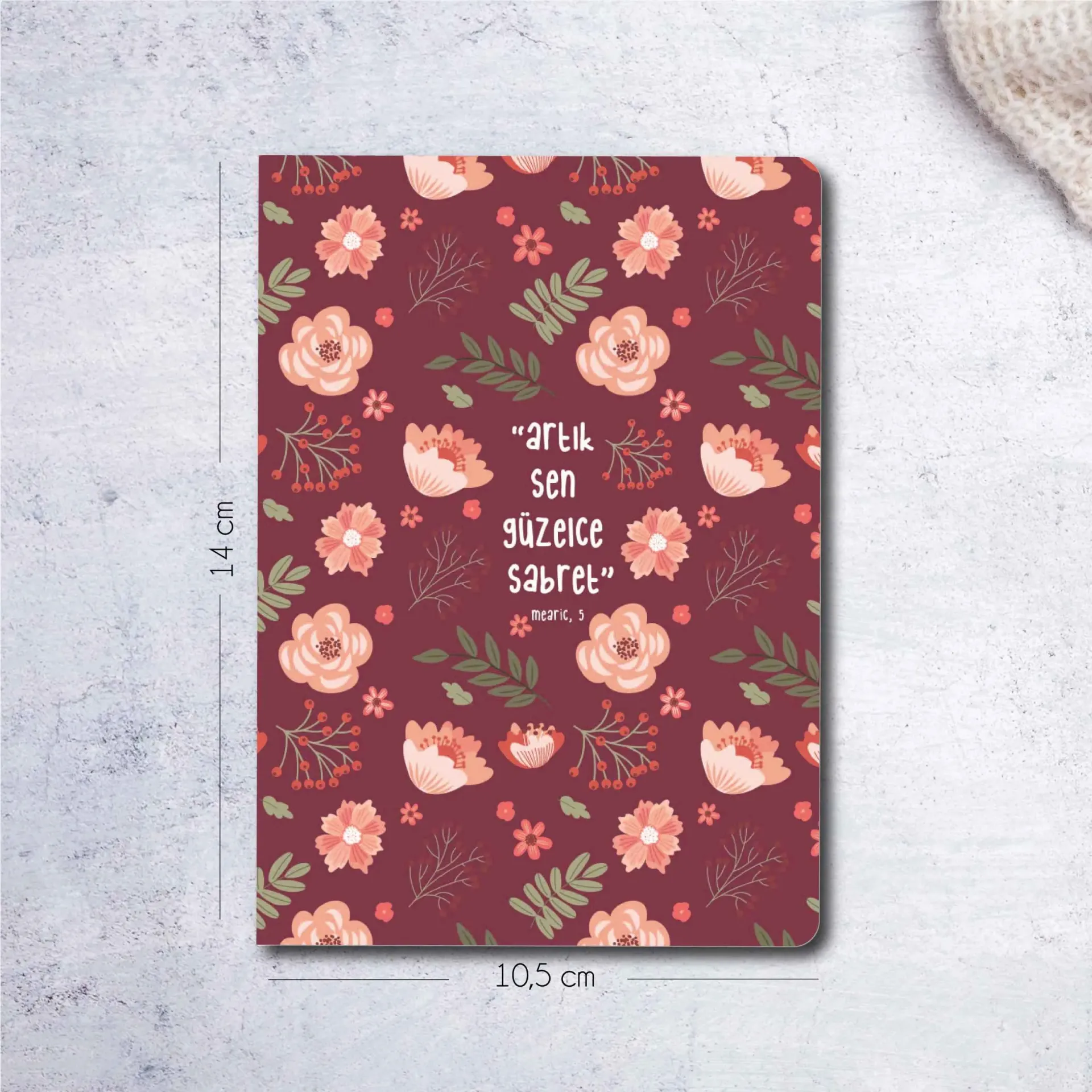 Çiçekli – Mininote Defter