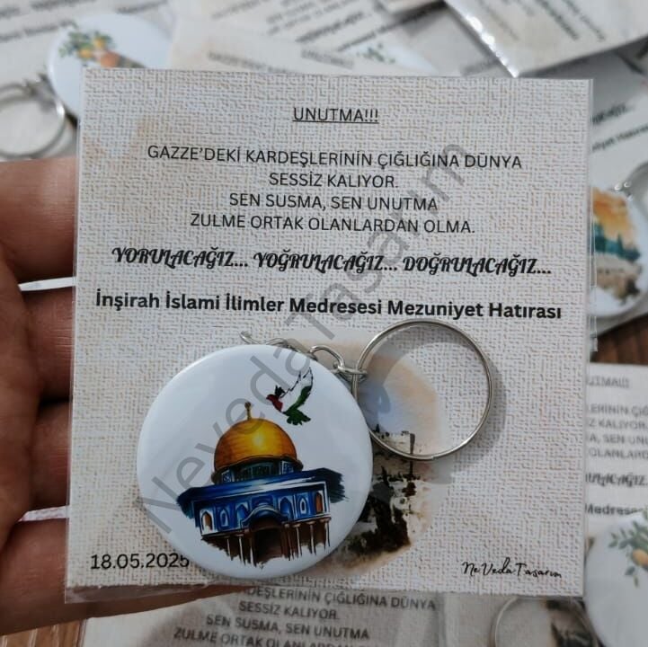 Kubbetussahra-Kuş(model 1) Anahtarlık Kartlı