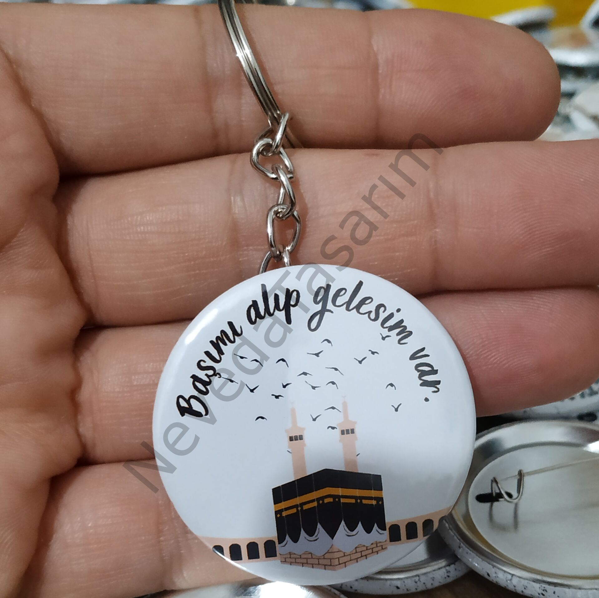 Başımı alıp gelesim var-Anahtarlık Kartlı