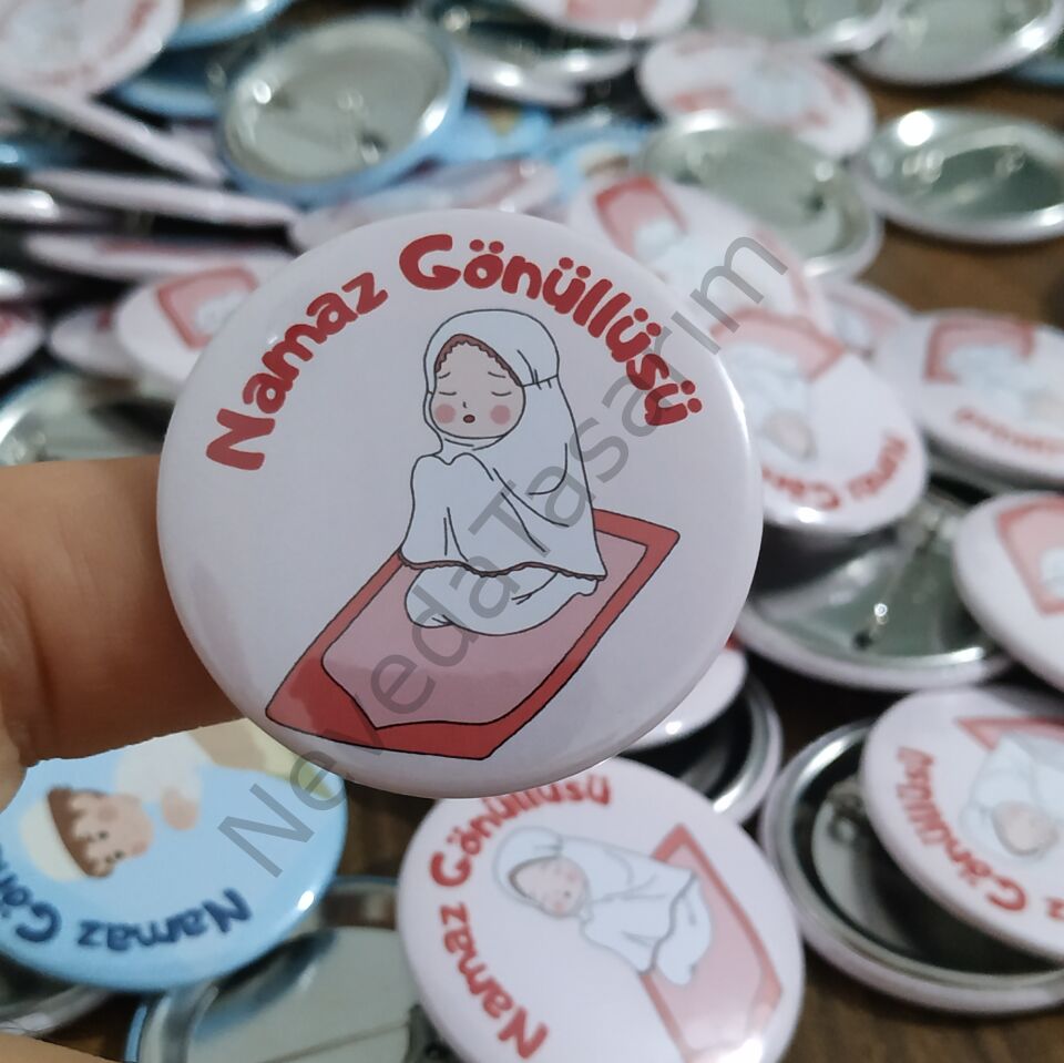 Namaz Kılıyorum-Kız Rozet