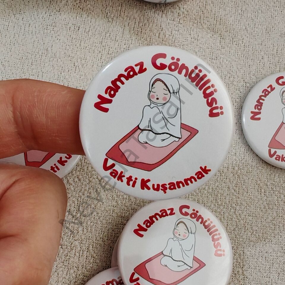 Namaz Kılıyorum-Kız Rozet