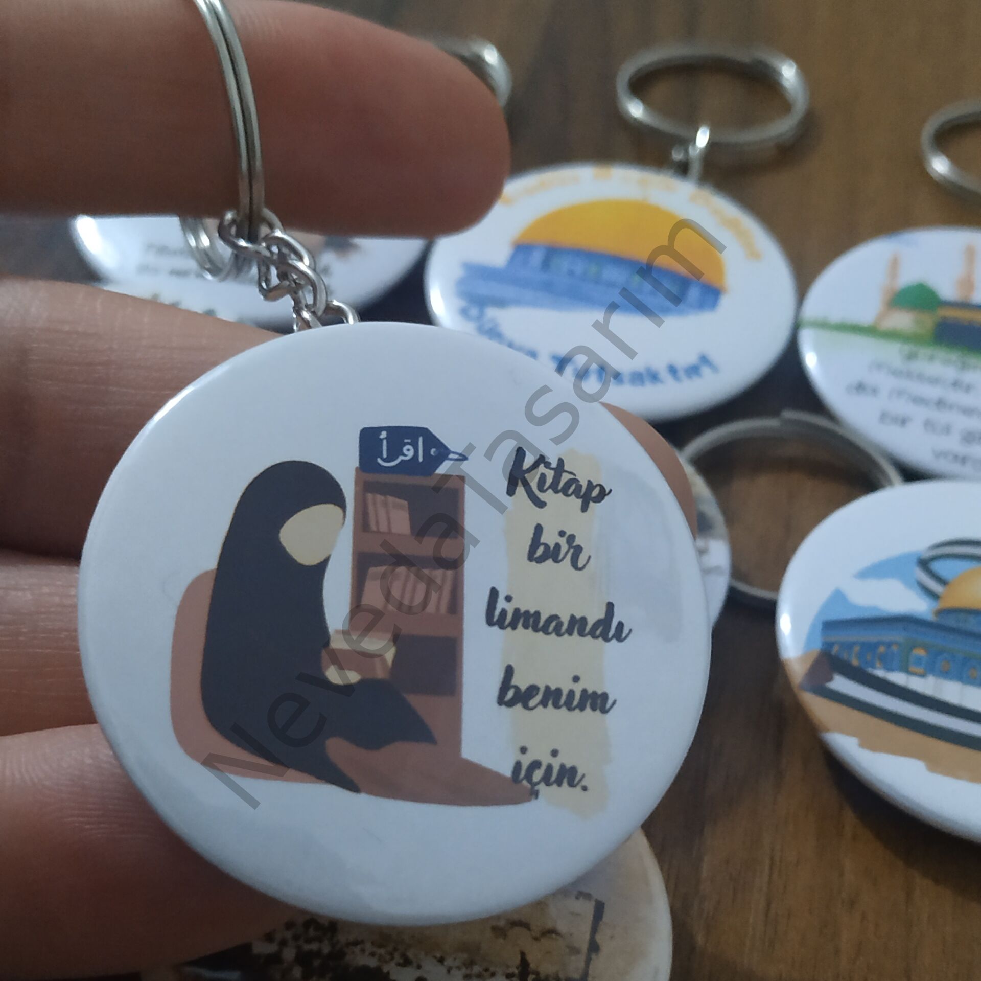 Kitap Bir Limandı - Anahtarlık