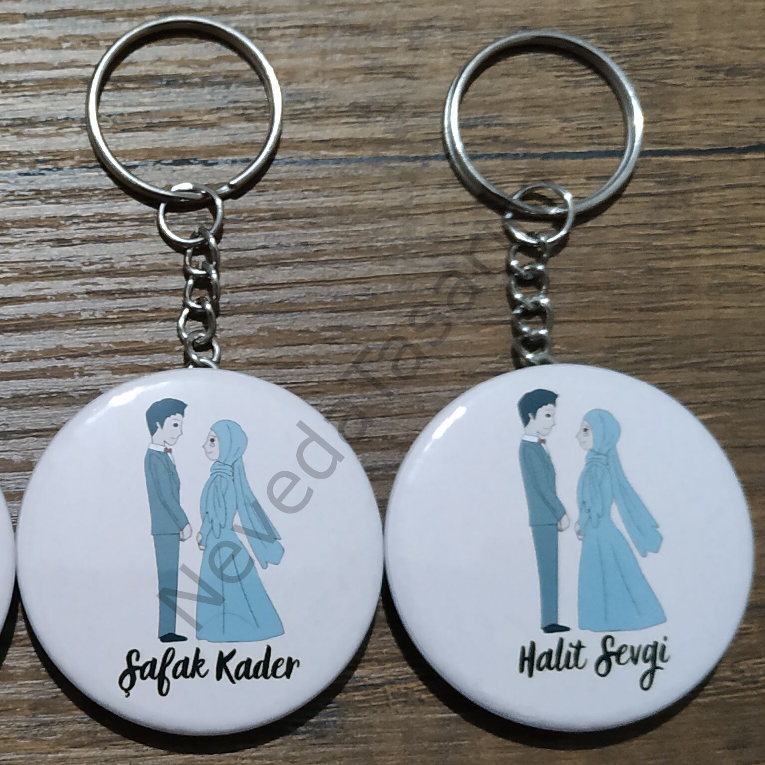 İsimli Çift Anahtarlığı