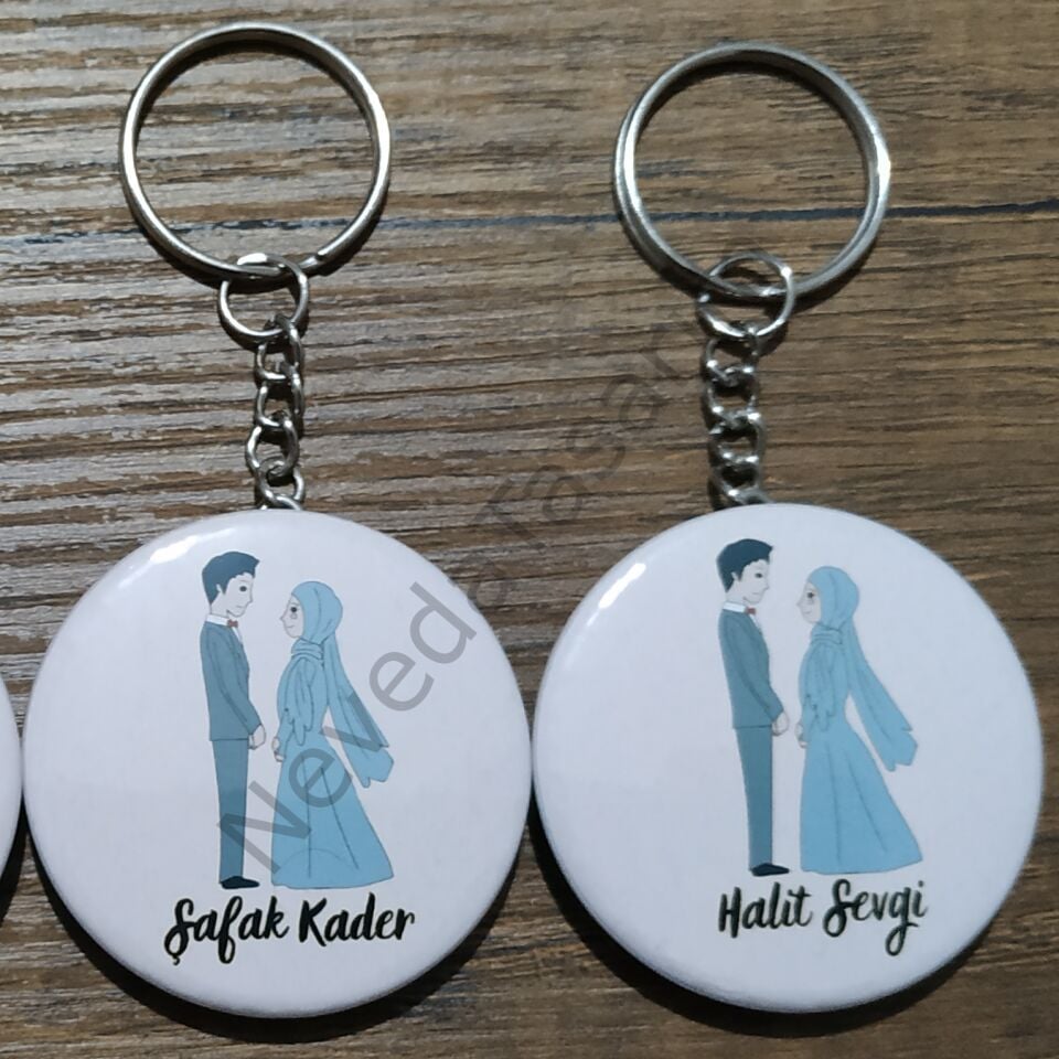 İsimli Çift Anahtarlığı