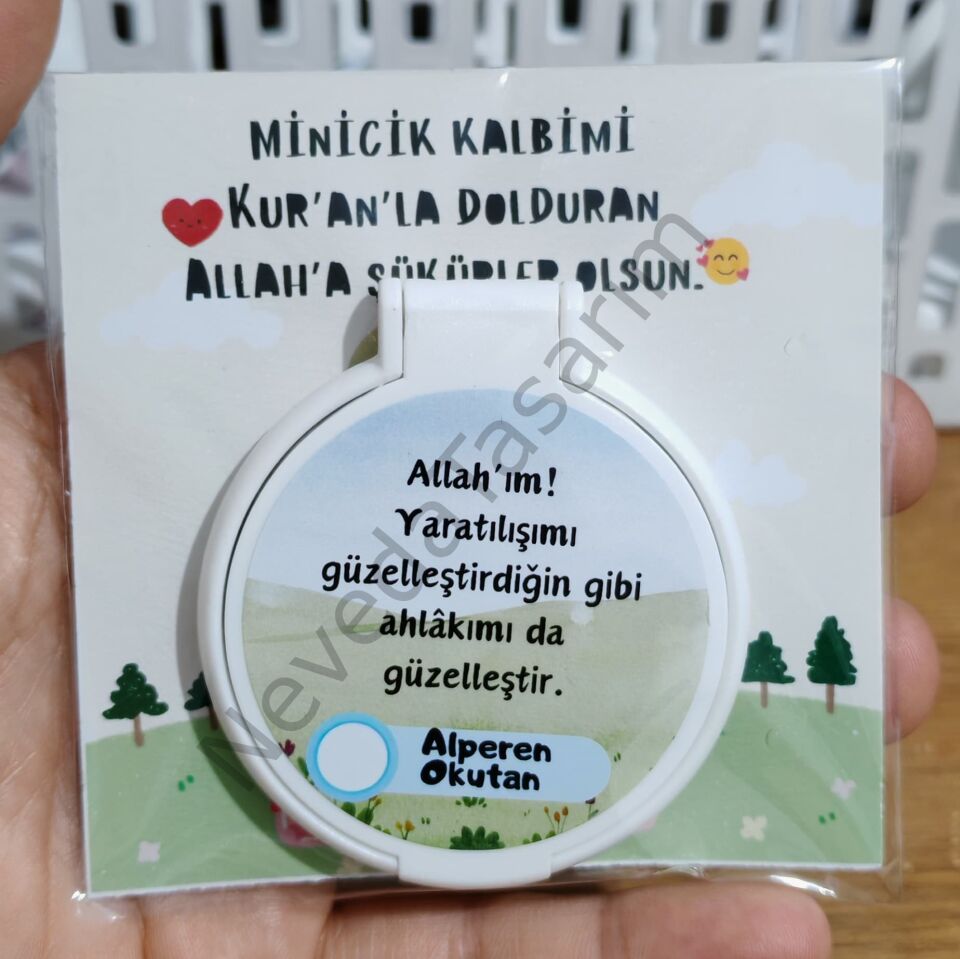 İsme Özel Hediyelik Ayna