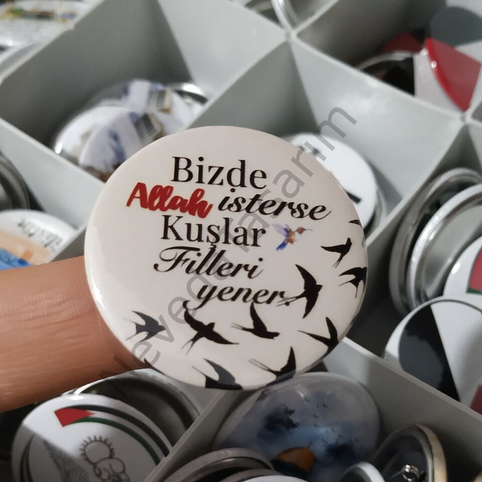Kuşlar Filleri Yener - Rozet