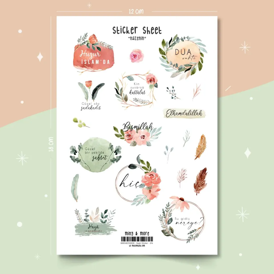 Nazenin Sticker Seti