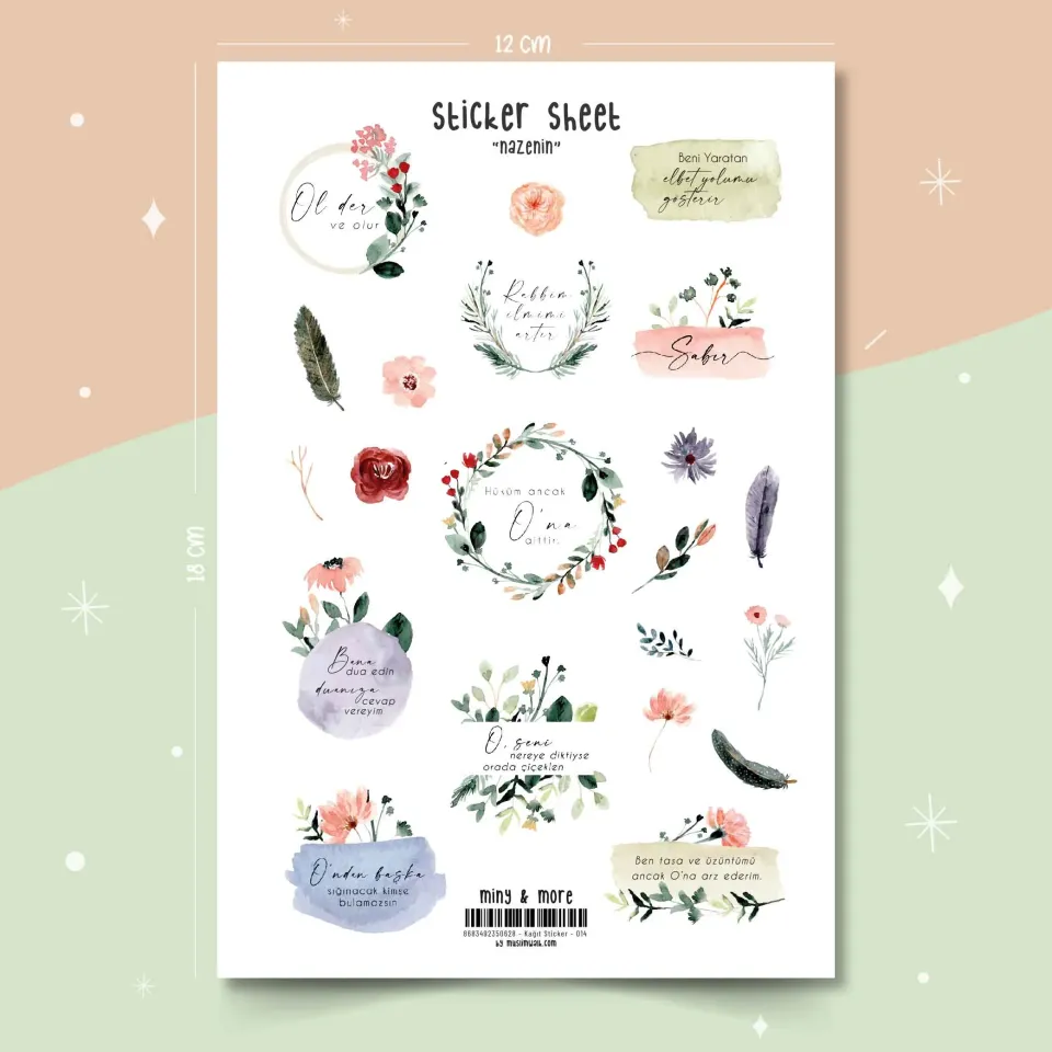 Nazenin Sticker Seti