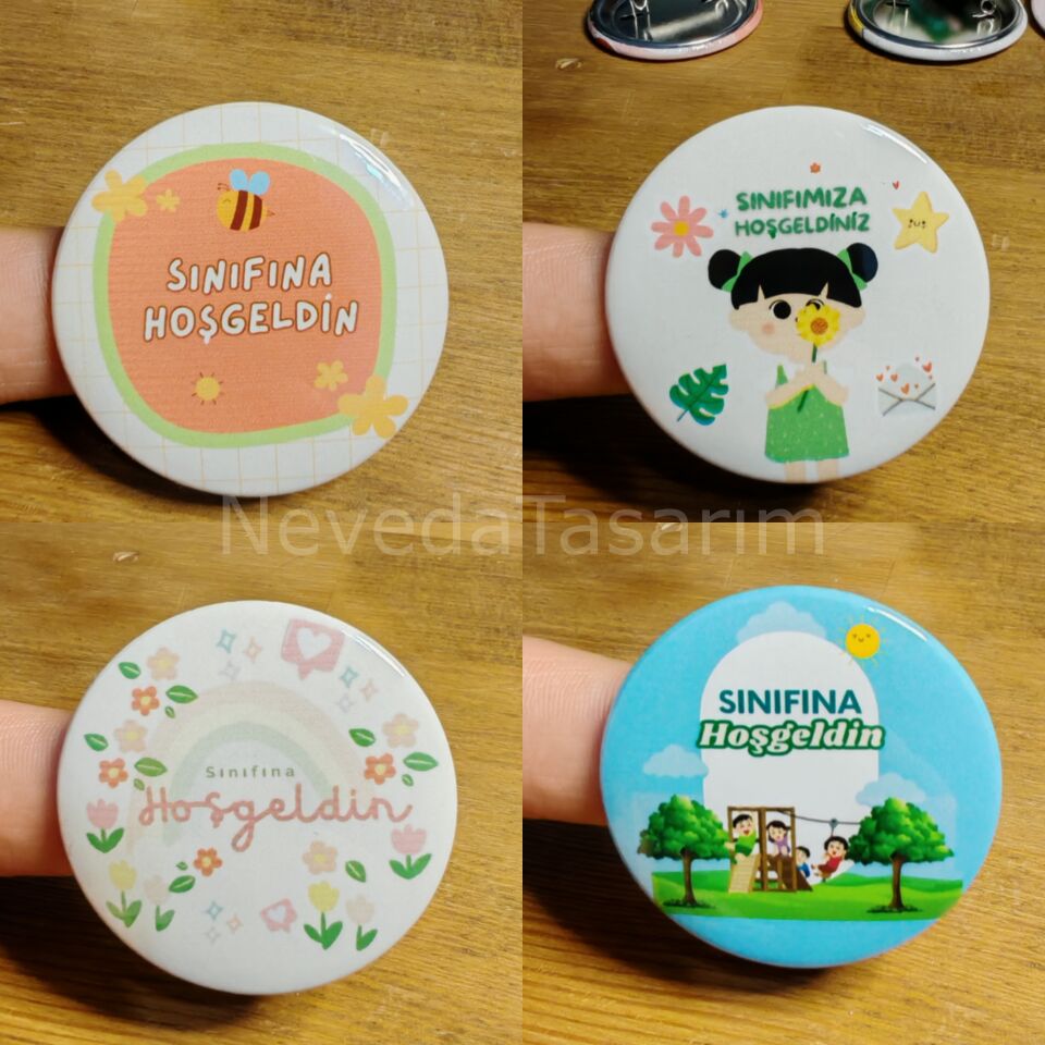Sınıfına Hoşgeldin Rozet