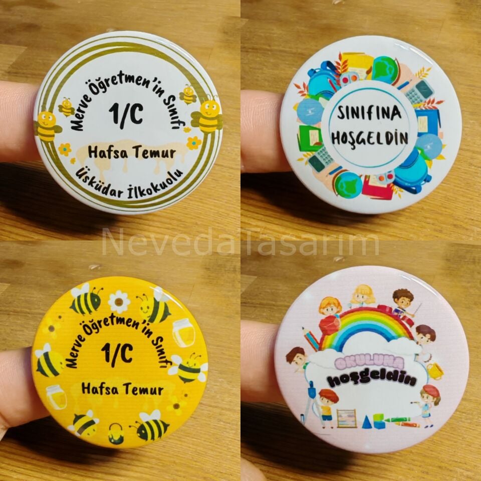 Sınıfına Hoşgeldin Rozet