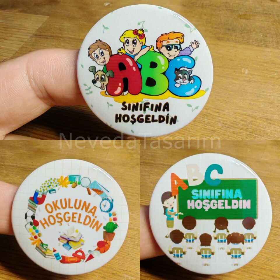 Sınıfına Hoşgeldin Rozet