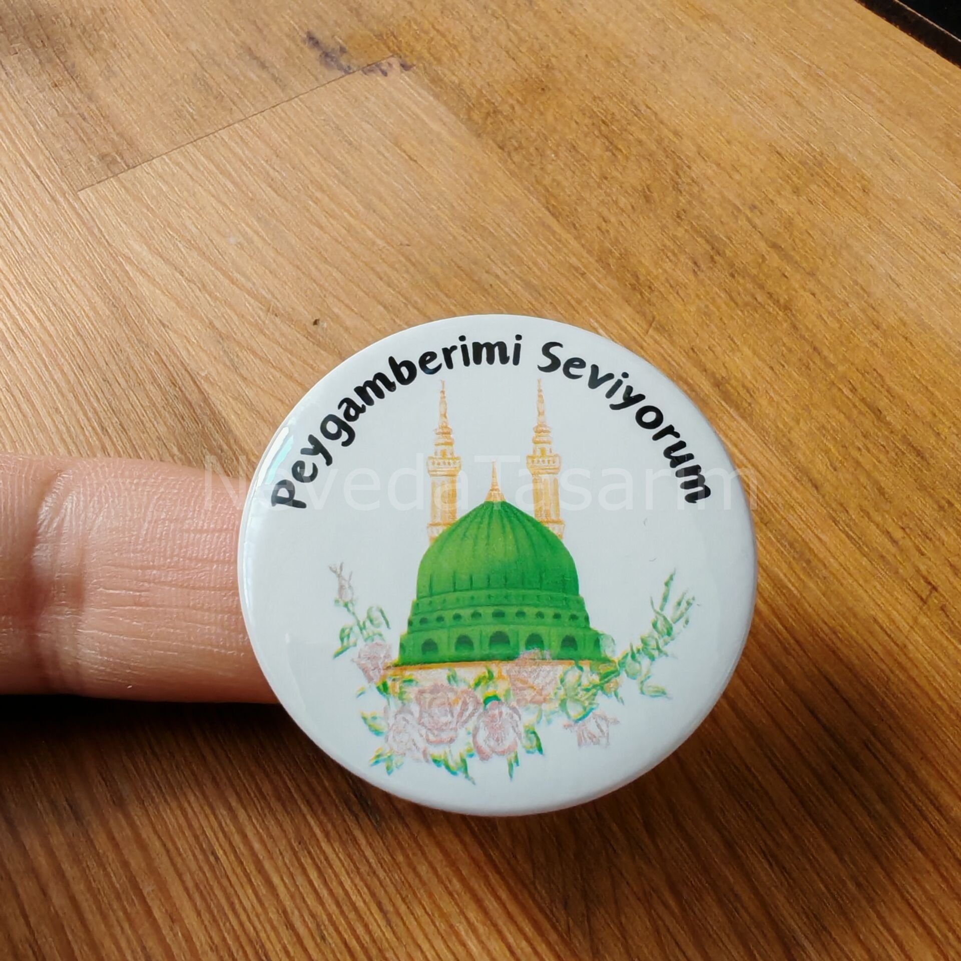 Peygamberimi Seviyorum Rozet