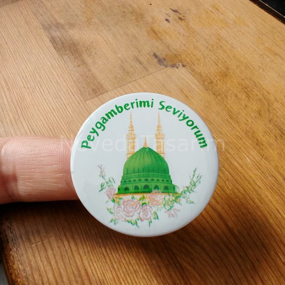 Peygamberimi Seviyorum Rozet