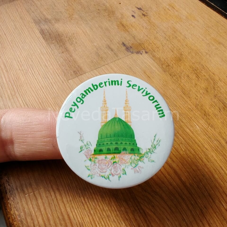 Peygamberimi Seviyorum Rozet