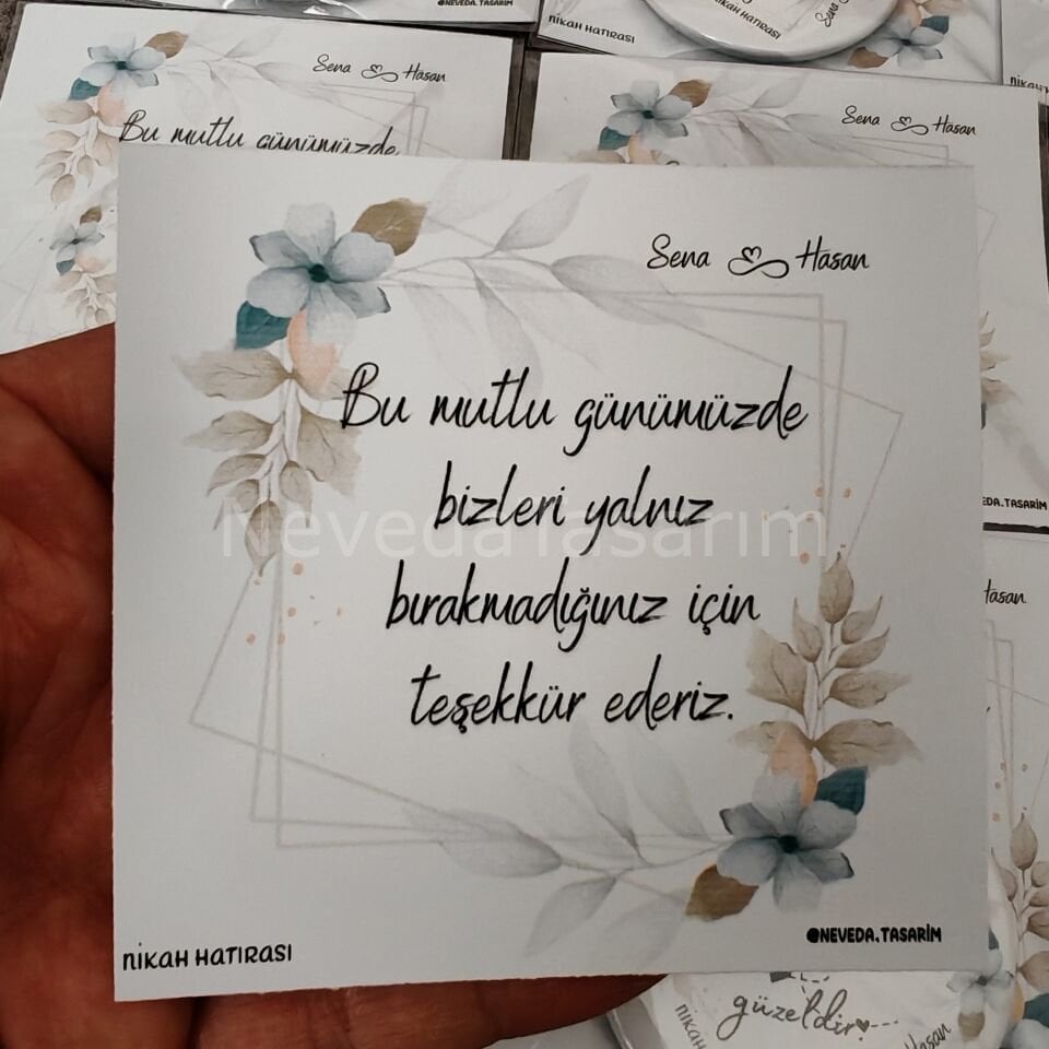 Nikah Hatırası Magnet
