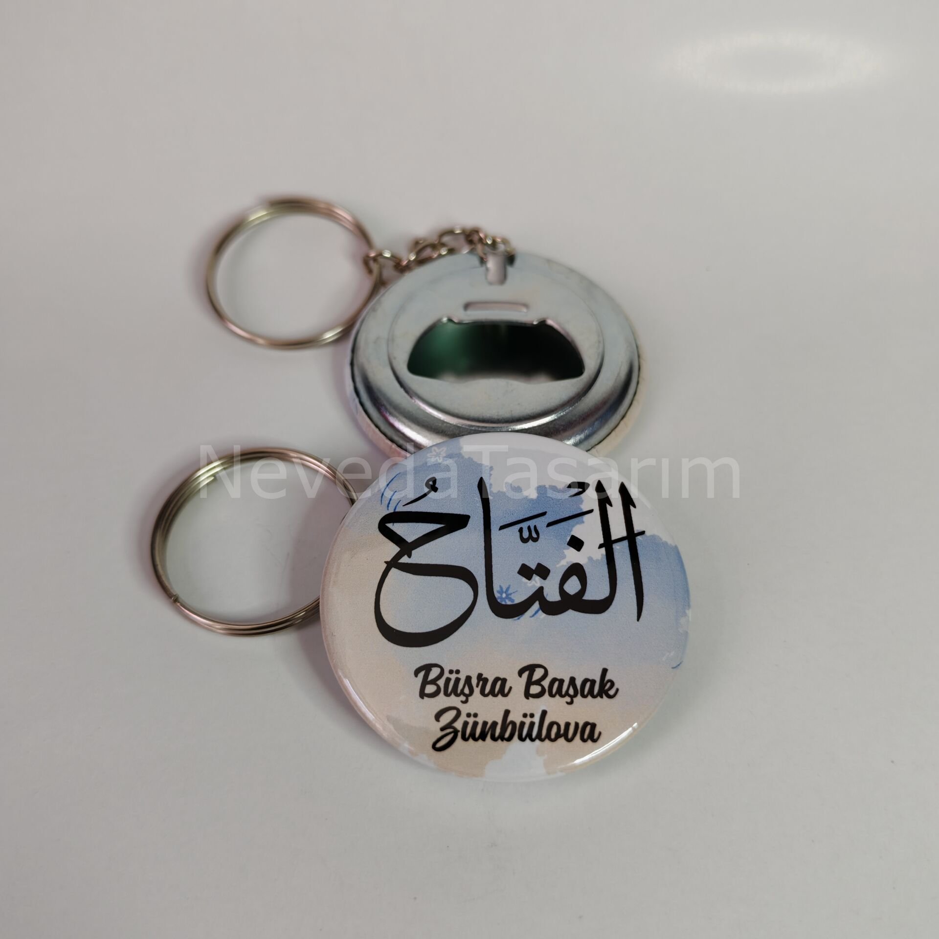 El-Fettâh Yazılı İsme Özel Anahtarlık
