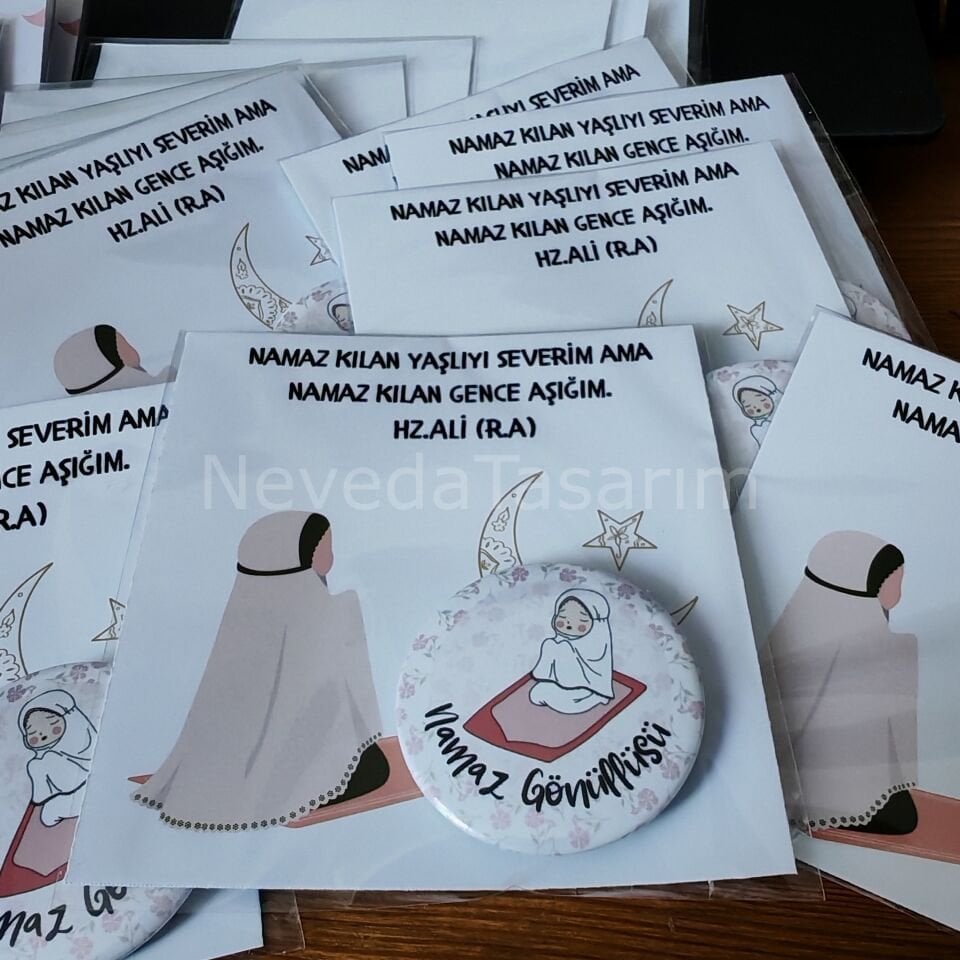 Namaz Gönüllüsü - Kartlı Rozet