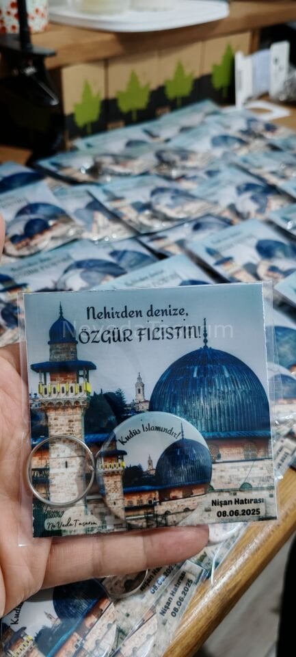 Nişan Hatırası - Kartlı Anahtarlık