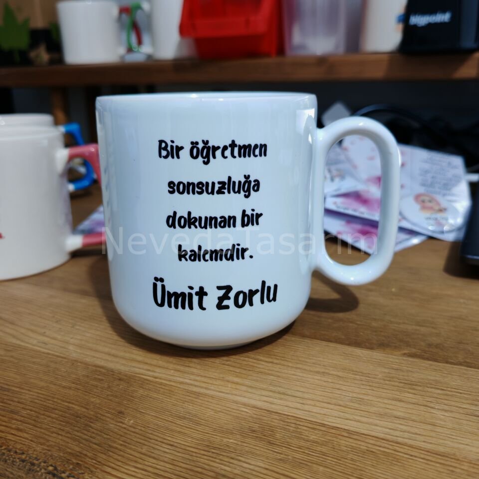 Öğretmen İsme Özel Kupa-Ü