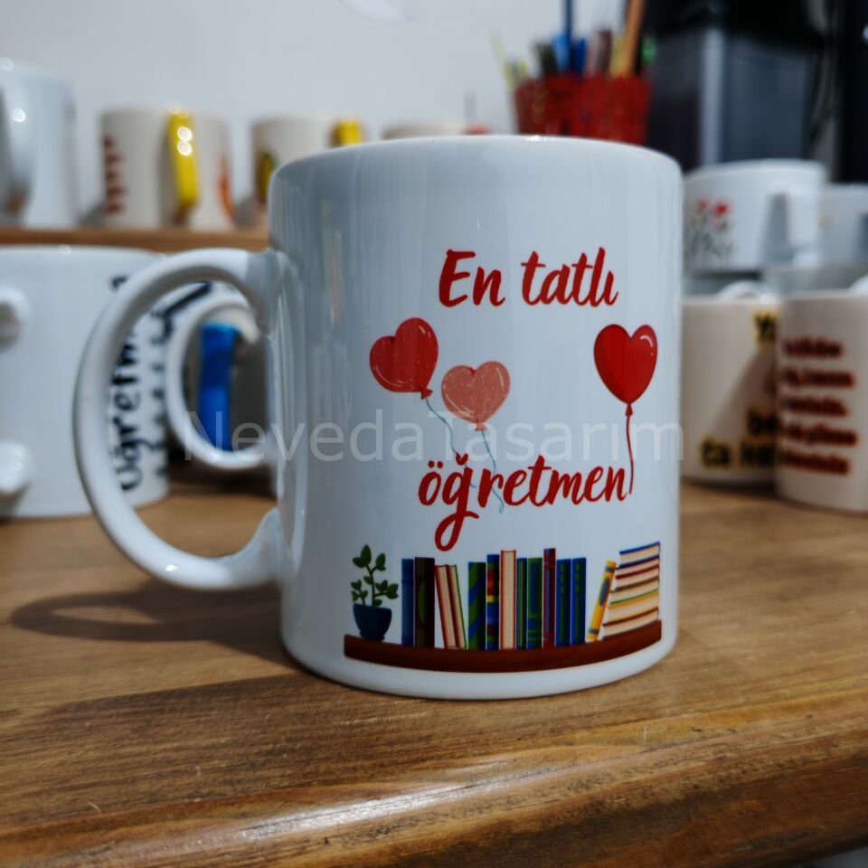 Öğretmen Kupa-Balon Kalp(MODEL 21)