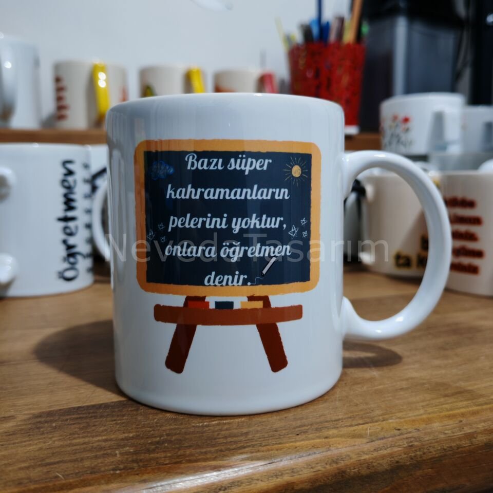 Öğretmen Kupa-Balon Kalp(MODEL 21)