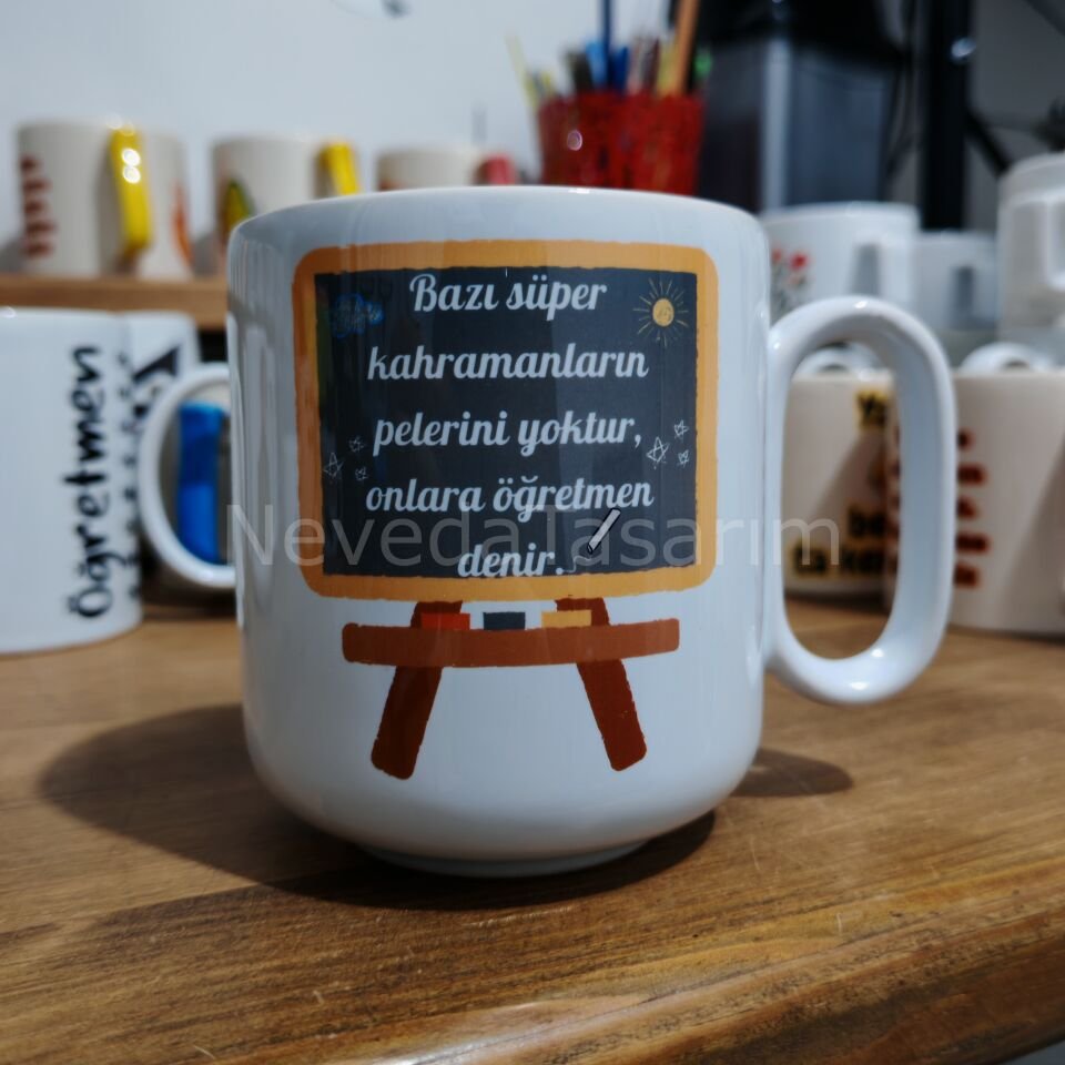 Öğretmen Kupa-Balon Kalp(MODEL 21)