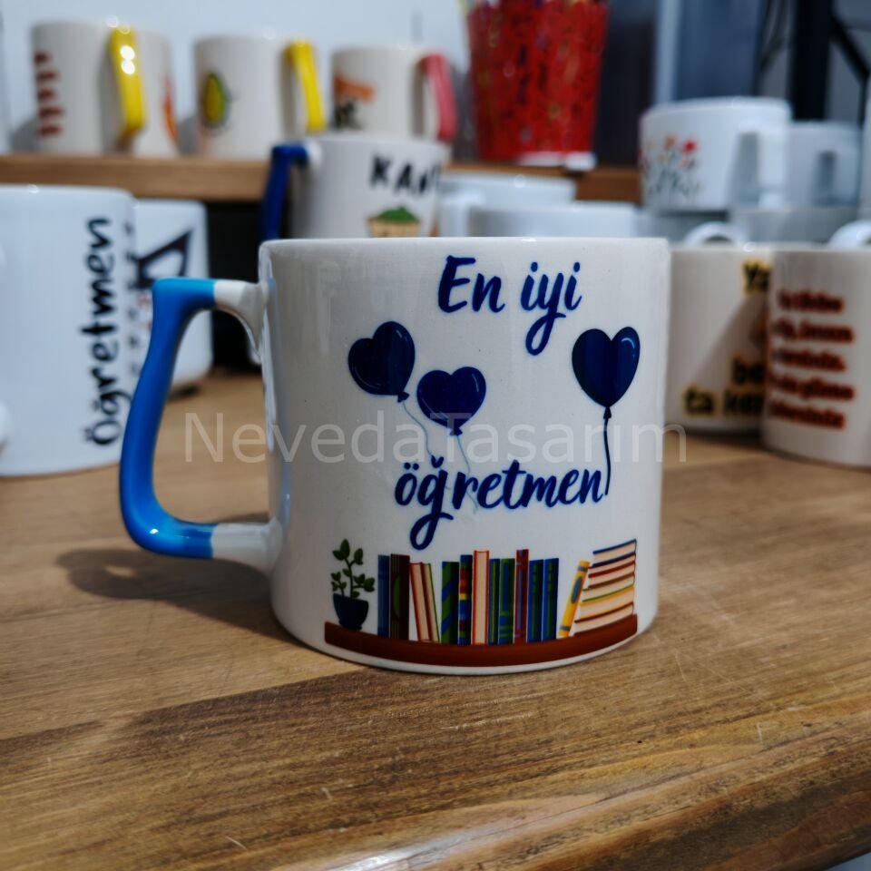 Öğretmen Kupa-Balon Kalp(MODEL 21)