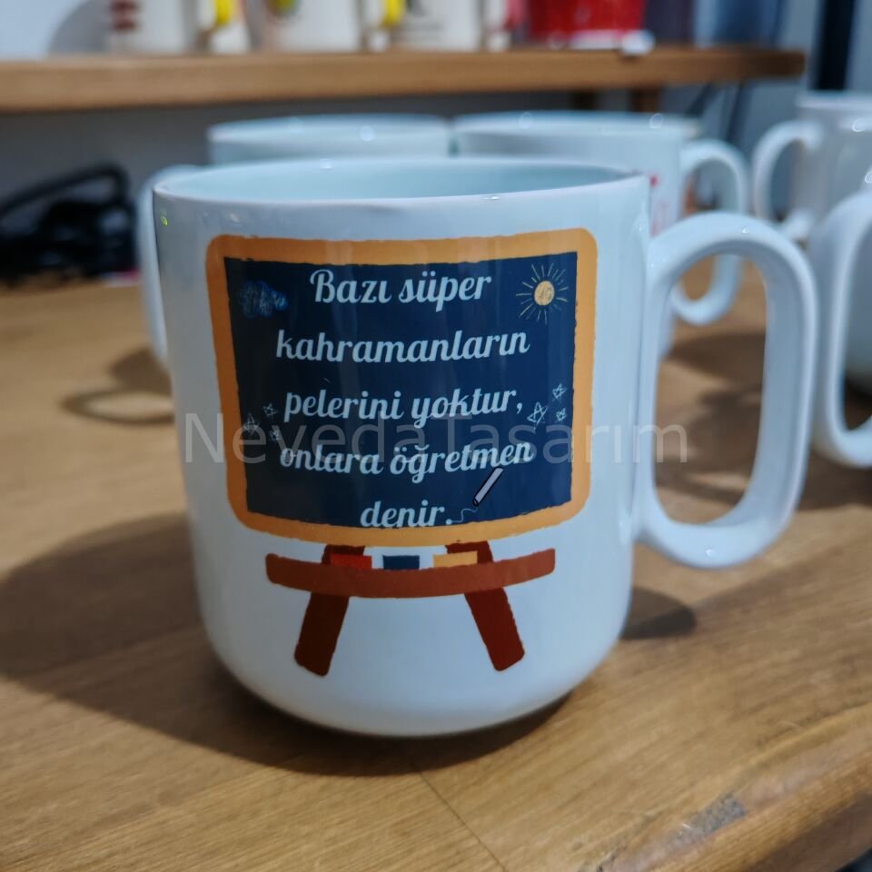 Öğretmen Kupa-Balon Kalp(MODEL 21)