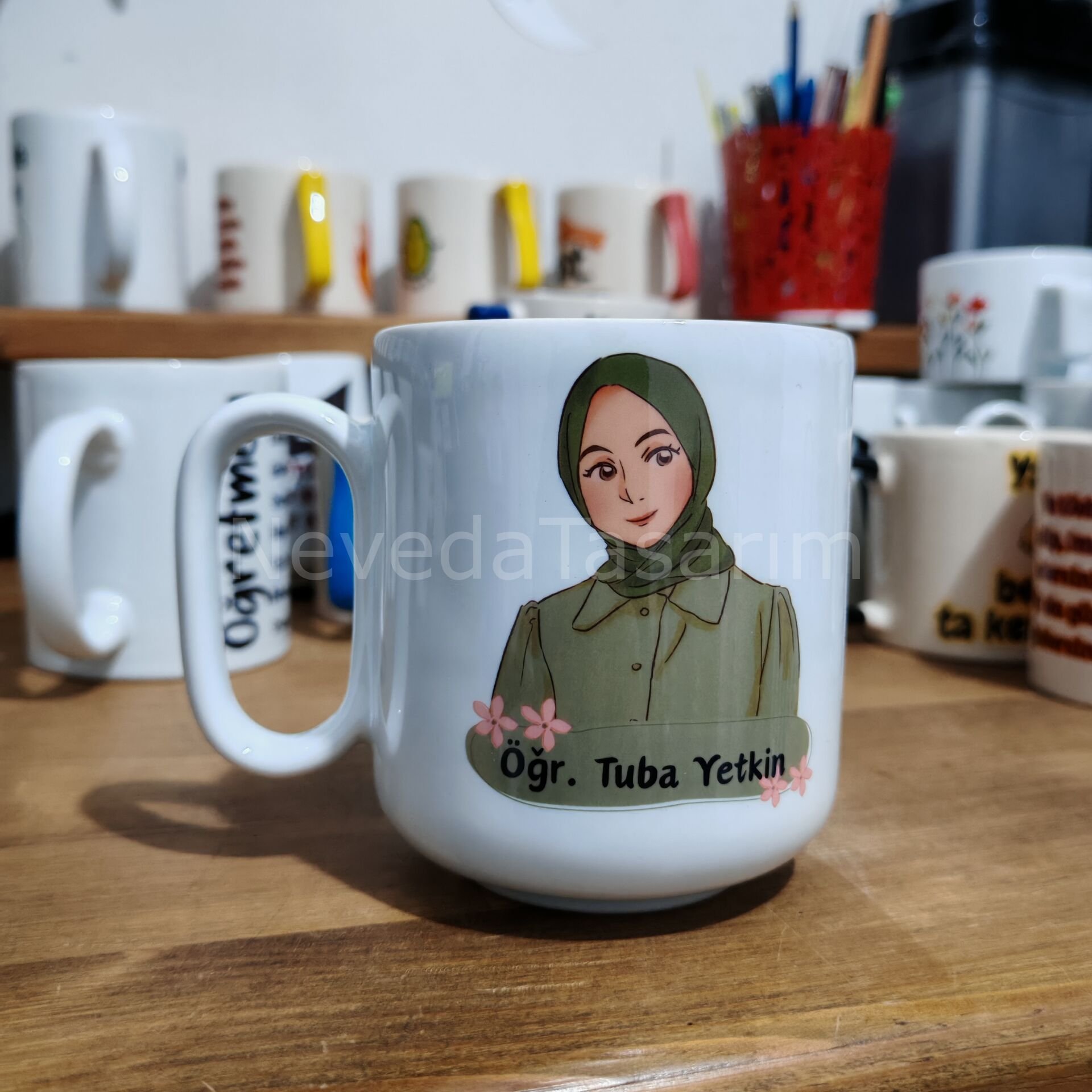 Yeşil Hanımefendi Öğretmen Kupa (MODEL 25)