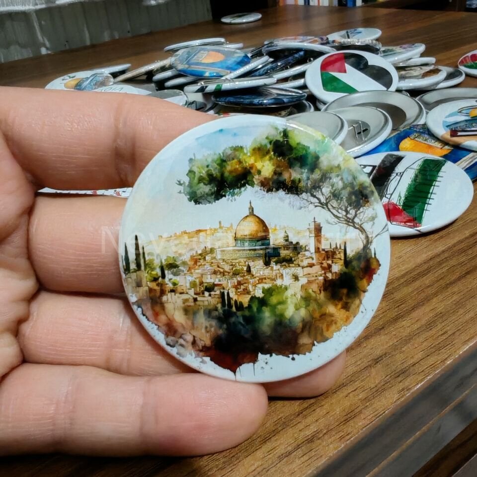 Zeytin Dağından Mescid-i Aksa Rozet