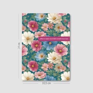 Çiçek Desenli – 3’lü Mininote Defter