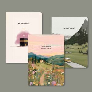 Doğa Desenli – 3’lü Mininote Defter