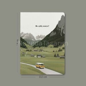 Doğa Desenli – 3’lü Mininote Defter