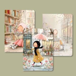 Çiçekli Sokak – 3’lü Mininote Defter