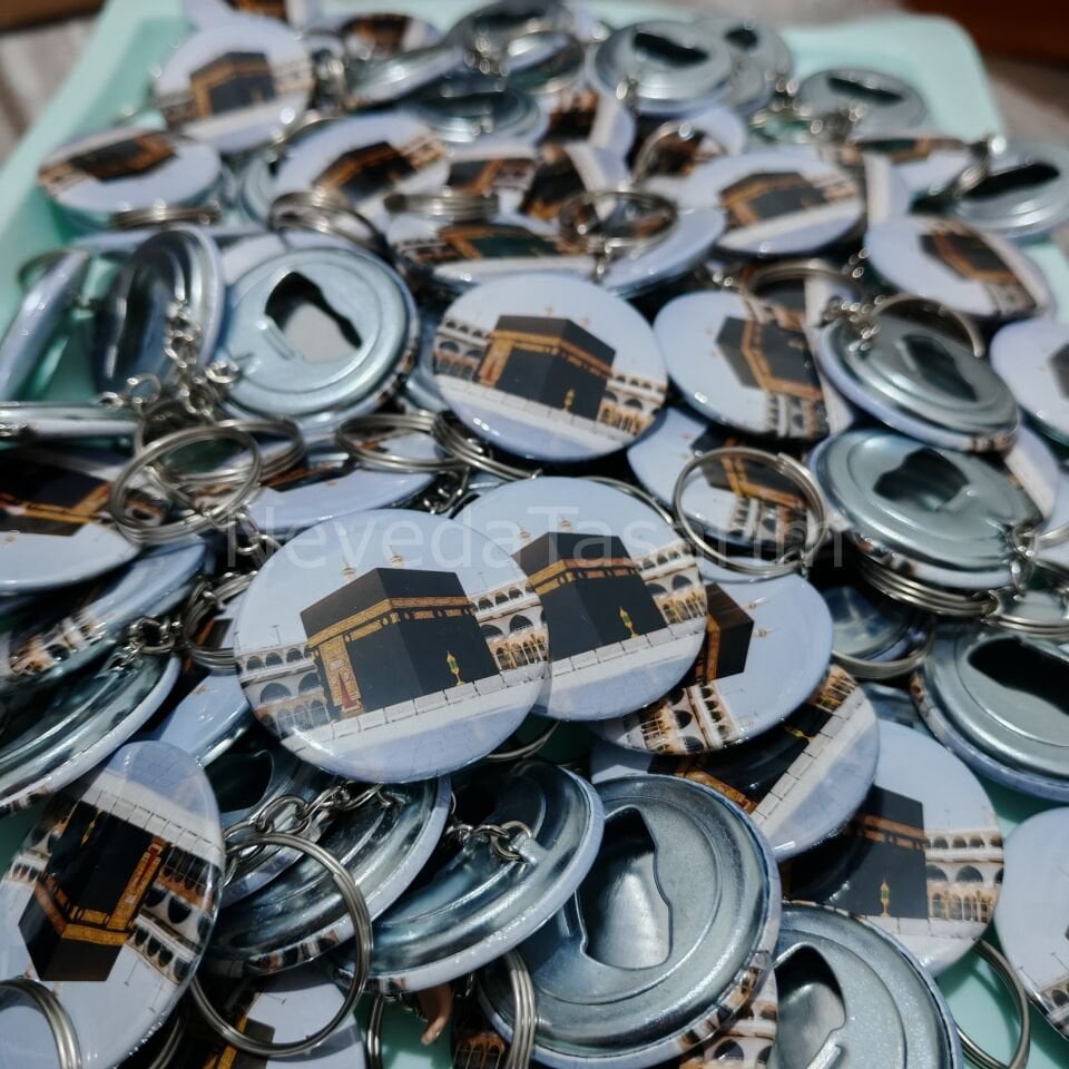 Umre Hediyesi Kartlı Anahtarlık